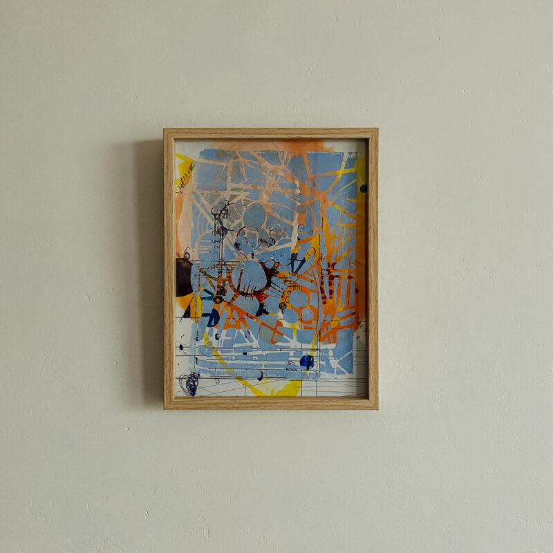 Schilderij - netwerk 5