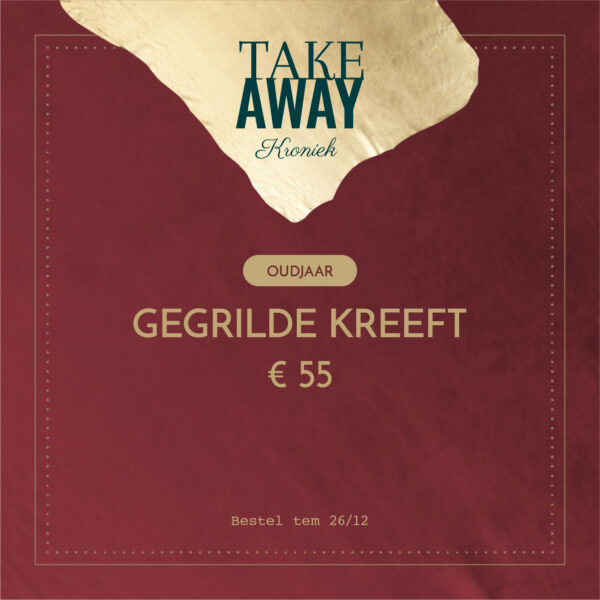 Kreeft gegrild in de oven